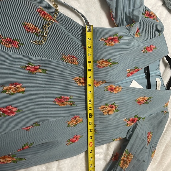 Zimmermann pleated floral midi dress with belt NWT AU Size2 /US Size 8 - Picture 11 of 11